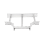 Derivación "T" Horizontal de Aluminio Perfil Z / Peralte 3 1/4" / Ancho 12"/ Radio 8" / Incluye Tornillería  CH-THE8R8X12AK