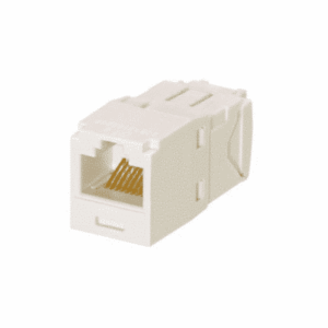 Conector Jack RJ45 Estilo TG, Mini-Com, Categoría 6, de 8 posiciones y 8 cables, Color Blanco Ártico  CJ688TGAW