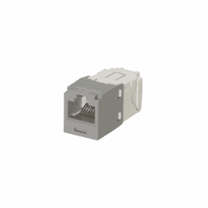 Conector Jack RJ45 Estilo TG, Mini-Com, Categoría 6, de 8 posiciones y 8 cables, Color Gris  CJ688TGIG