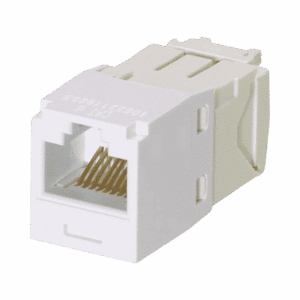 Conector Jack RJ45 Estilo TG, Mini-Com, Categoría 6, de 8 posiciones y 8 cables, Color Blanco  CJ688TGWH