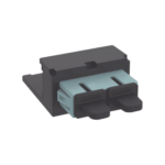 Módulo Acoplador SC Duplex, para Fibra Óptica Multimodo OM3/OM4, Tipo Mini-Com, Color Aqua  CMDAQSCZBL