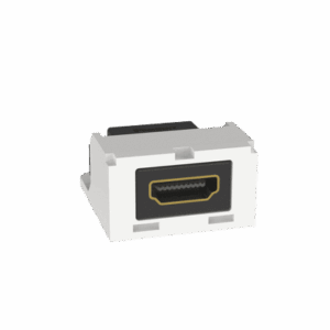 Módulo Acoplador HDMI 2.0, Hembra a Hembra Tipo-A, Categoría 2, Mini-Com, Color Blanco Ártico  CMHDMIAW