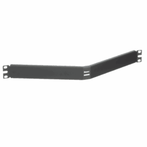 Tapa Ciega Para Rack Estándar de 19in, Angulado, de Acero, 1UR, Color Negro  CPAF1BLY