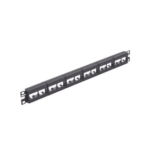 Panel de Parcheo Modular Mini-Com (Sin Conectores), Plano, Sin Blindaje, de 24 puertos, 1UR  CPP24WBLY