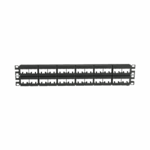 Panel de Parcheo Modular Mini-Com (Sin Conectores), Plano, Sin Blindaje, de 48 puertos, 2 UR  CPP48WBLY