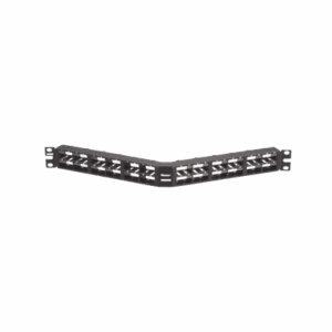 Panel de Parcheo Modular Mini-Com (Sin Conectores), Angulado, Sin Blindaje, Alta Densidad, de 48 puertos, 1UR  CPPA48HDWBLY