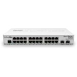 CRS326-24G-2S+IN, Switch/Ruteador  24 x GEth, 2 x SFP+ 10G