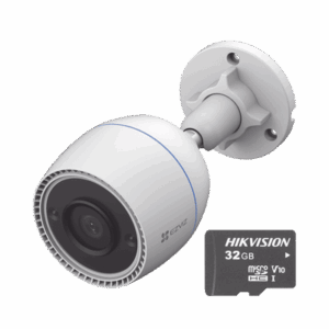 Kit de Camara WiFi y Memoria MicroSD, Incluye 1 Pieza CS-C3TN y 1 Pieza HS-TF-L2/32G/P / Detección de Movimiento / Notificación Push /  micrófono integrado: CS-C3TN/KM