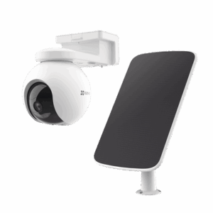 Kit de Cámara de Batería Recargable  y Panel Solar / Wi-Fi / Almacenamiento Gratuito en Memoria Interna de 32 GB / Incluye 1 pieza de CS-HB8 y 1 Pieza de CS-CMT-SOLARPANEL-C: CS-HB8/K