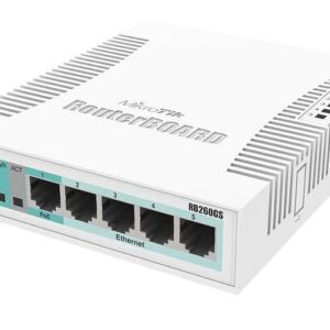 CSS106-5G-1S, RB260GS Sw 5 Eth Gb SFP 96K RAM