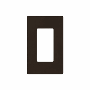 Placa de pared color café,  para un Control Remoto PICO, switch o atenuador.: CW1-BR