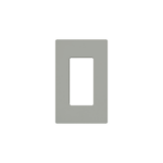 Placa de pared 1 espacio, para atenuador (dimmer), switch ó control remoto PICO inalámbrico.: CW1GR