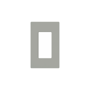 Placa de pared 1 espacio, para atenuador (dimmer), switch ó control remoto PICO inalámbrico.: CW1GR