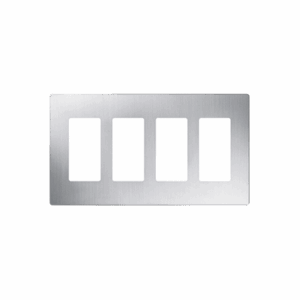 PLACA DE PARED, COLOR SS 4 ESPACIOS: CW4-SS