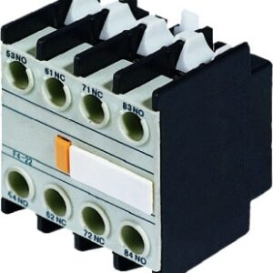 CONT AUX 4P MONTAJE FRONTAL 2NA+2NC SF22