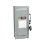 Interruptor de seguridad, 2 polos, 60 A, NEMA 1. D222N Schneider Electric  D222N