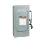Interruptor de Seguridad,  2 polos, 60 A. D222NRB Schneider Electric  D222NRB