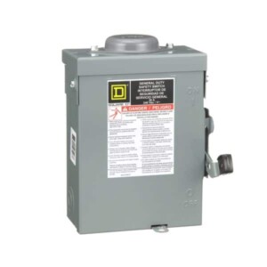 Interruptor de seguridad, 30 A, NEMA 3R. SD-D321NRB Schneider Electric  D321NRB
