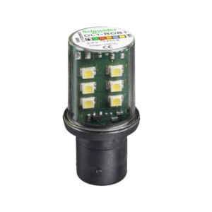 Bombilla LED, blanco.DL1BDB1 Schneider Electric  DL1BDB1