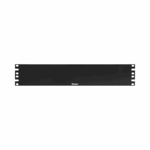 Tapa Ciega Para Rack Estándar de 19in, Plano, de Acero, 2UR, Color Negro  DPFP2