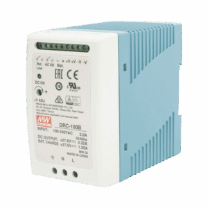 Fuente de poder Riel Din 24V, 100W con circuito de respaldo UPS DRC-100-B