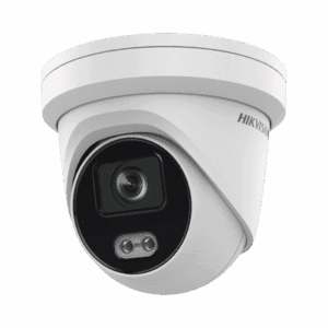 Turret IP 4 Megapixel / Imagen a color 24/7 / Lente 4 mm / Luz Blanca 40 mts / Exterior IP67 / Micrófono Integrado / WDR 120 dB / Audio y Alarma DS-2CD3347G2-LS(U)(C)