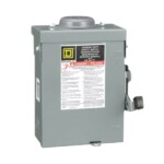 Interruptor De Seguridad Sin Portafusibles 2 polos 30A Schneider Electric DU221RB  DU221RB