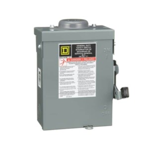 Interruptor de seguridad, 60 A, NEMA 1. DU322 Schneider Electric  DU322