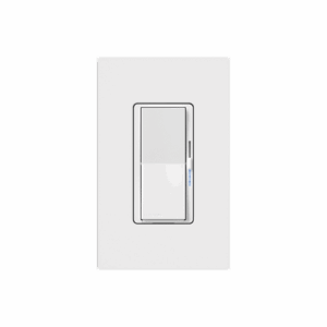 (Caseta Wireless) Atenuador de pared. Aumenta/Disminuye Intensidad de Iluminación.  No requiere cable neutro. 150W LED / 600W INC/HAL: DVRF6LWH