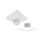 Portalámpara de Plástico, Cuadrado, Base E27, Blanco, DXN11117 Schneider Electric  DXN11117