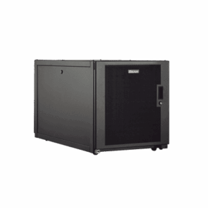 Gabinete Profesional de Telecomunicaciones, de Piso, 12 UR, 600 mm de Ancho y 1070 mm de Profundidad, Color Negro  E6212B1