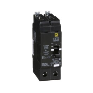 Interruptor Atornillable marco E-2P 20 A 480 Vca 18/25kA EDB24020