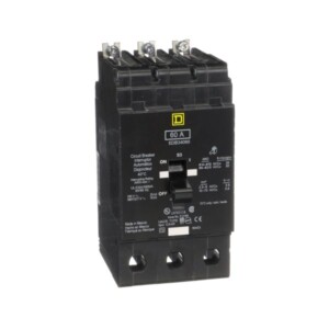 Interruptor Atornillable marco E-3P 60 A 480/277 Vca 18/25kA EDB34060