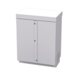 Gabinete de Lámina Galvanizada para  Baterías (Hasta 12 Baterías PL110D12) y Equipo de Comunicación.   EFCB091206W