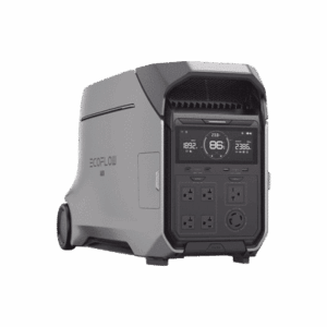 Estación de Energía Portátil DELTA PRO 4096Wh Litio LFP / 5 AC 4000W (8000W Pico) / 2 USB-C 100W / Capacidad para Aumentar Respaldo / Cargador de Coche 10A a 12.6V / Conectividad WiFi y Bluetooth (App) / Carga Solar 2600W Max. (2 Puer   EFD521