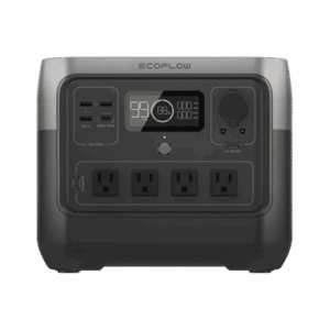 EcoFlow River 2 Pro | Estación de Energía Portátil 768Wh Litio LFP / 4 AC 800W (Max. 1600W) / 1 USB-C 100W / 3 USB -A 12W / Cargador de Coche 10A, 126W Max. / Conectividad WiFi y Bluetooth (App) / Carga Solar 220W Max.   EFR620
