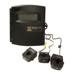 Square D - PowerLogic Energy Meter, Basic 100A, 0.518"X1.28" ID, 3CT's EMB3010