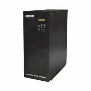 Inversor / Cargador para sistemas tipo isla de 192VCD/120VCA de 3000W onda sinusoidal pura con controlador MPPT. Administre una fuente fotovoltaica, la red eléctrica y recargue su banco de baterías y su consumo sin problemas. EPI-3000-192
