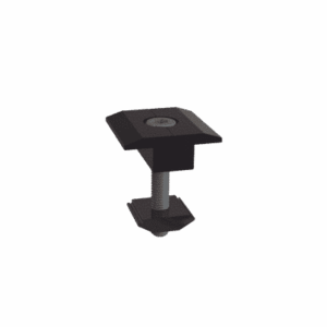 Sujetador Intermedio 30 mm para montaje de paneles solares en riel 5 Y 8 con anodizado negro   EPLMCN230B