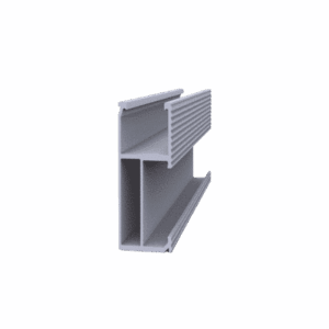 Riel 8 para montaje de módulos fotovoltaicos de aluminio anodizado de 4050mm.   EPLSR84050
