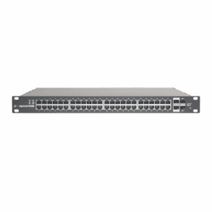 ES-48-750W,  EdgeSwitch PoE 802.3at/af y PoE 24V, 48 x GigaEth, 2 SFP y 2 SFP+, 750W, Para 19'' 1 UR