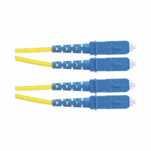 Jumper de Fibra Optica Monomodo 9/125 OS2, SC-SC Duplex, OFNR (Riser), Color Amarillo, 5 Metros  F923RSNSNSNM005