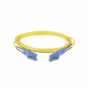 Jumper de Fibra Optica Monomodo 9/125 OS2, LC-LC Duplex, OFNR (Riser), Color Amarillo, 15 Metros  F92ERLNLNSNM015