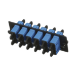 Placa Acopladora de Fibra Optica FAP, Con 6 Conectores SC Duplex (12 Fibras), Para Fibra Monomodo OS1/OS2, Color Azul  FAP6WBUDSCZ