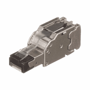 Plug RJ45 Blindado, Instalación Recta, Terminación en Campo Certificable, Compatible con Cat5e, Cat6 y Cat6A, Color Plata  FPS6X88MTG