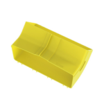 Bajada Vertical Interior de 45º con Tapa, Para uso con Canaletas 12X4 FiberRunner™, Color Amarillo  FRIV4512X4LYL