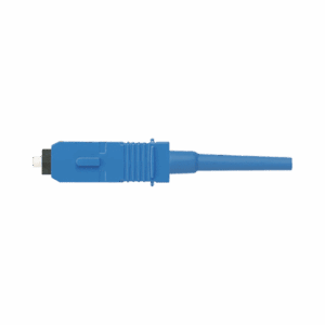 Conector de Fibra Óptica SC Simplex OptiCam, Monomodo 9/125 OS2, Pre-pulido, Color Azul  FSC2SCBU