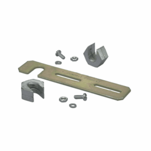 Soporte de Montaje a Techo, para Canaletas FiberRunner 2X2 o 4X4, Uso con Varilla Roscada de 1/2", Color Negro  FTRBE12