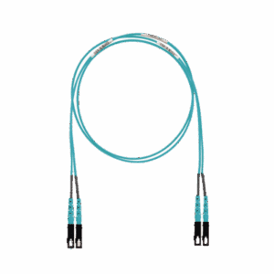 Jumper de Fibra Optica Multimodo 50/125 OM3, SC-SC Duplex, LSZH (Cero Halógenos), Color Aqua, 2 Metros  FX23LSNSNSNM002