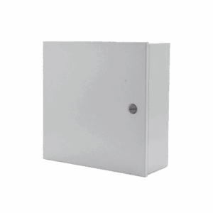 Gabinete de Acero, Uso Interior (Nema 1)  de 80 x 60 x 20 cm con Placa Interna / Tipo Telefónico.